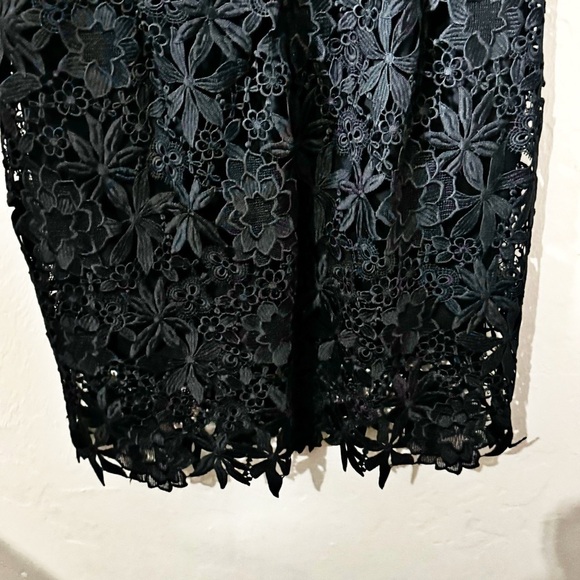 BARDOT Black Paris Lace Appliqué Cocktail Dress‎ Romantic Sz XS - Picture 11 of 11